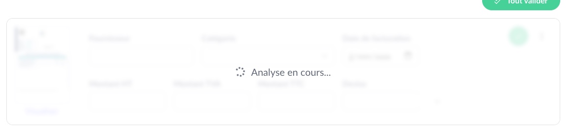 Analyse IA des factures d'achat