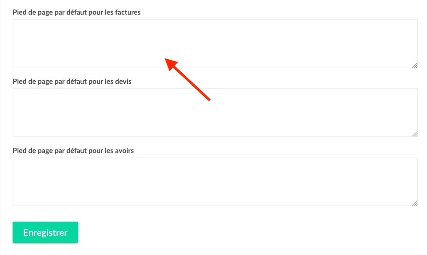 Thumb pied de page